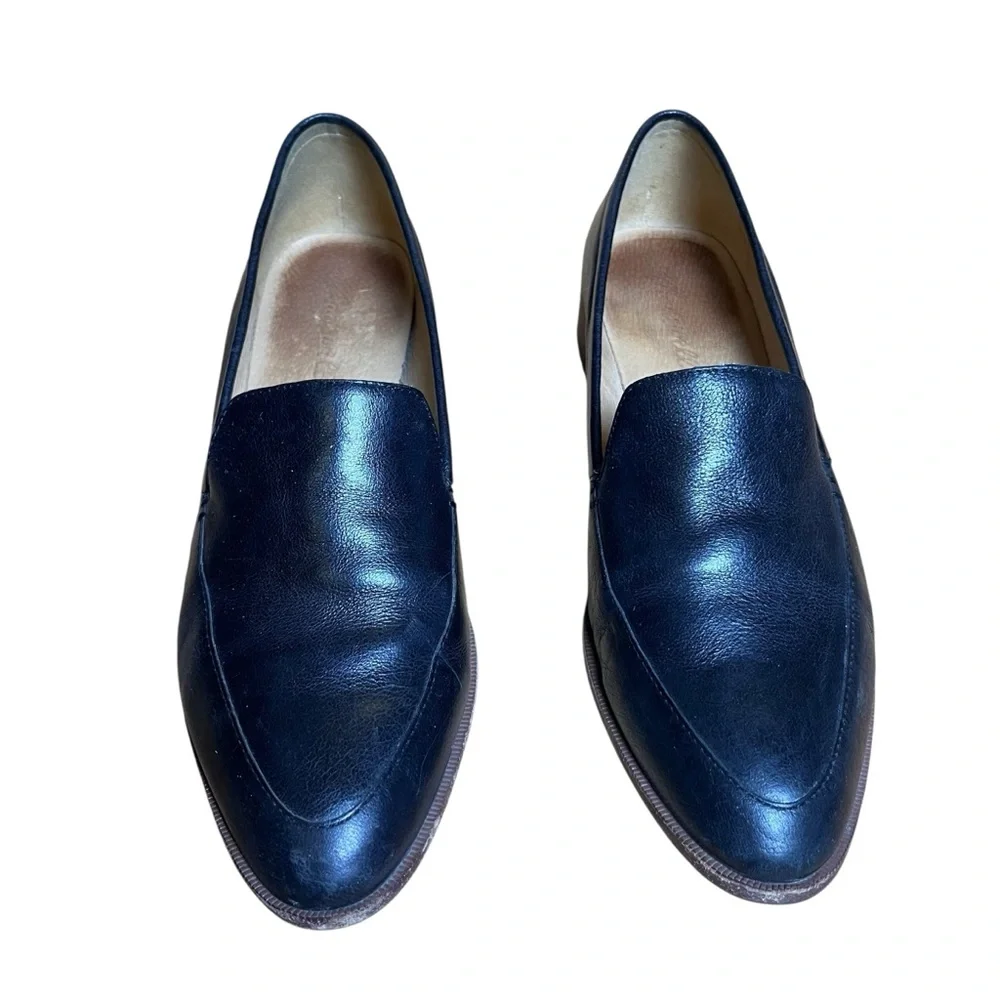 Madewell Black Leather Women’s Slip-On Loafers — Size 8.5 - Picture 13 of 15